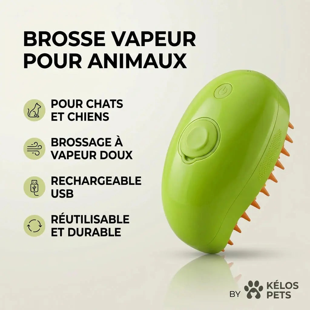 Brosse Glow™ - Dites adieu aux poils qui volent et aux nœuds douloureux